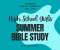 hs girls summer study