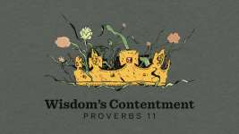 Wisdom's Contentment