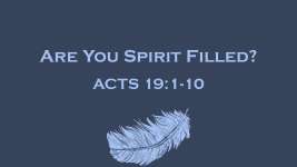 Are You Spirit Filled?